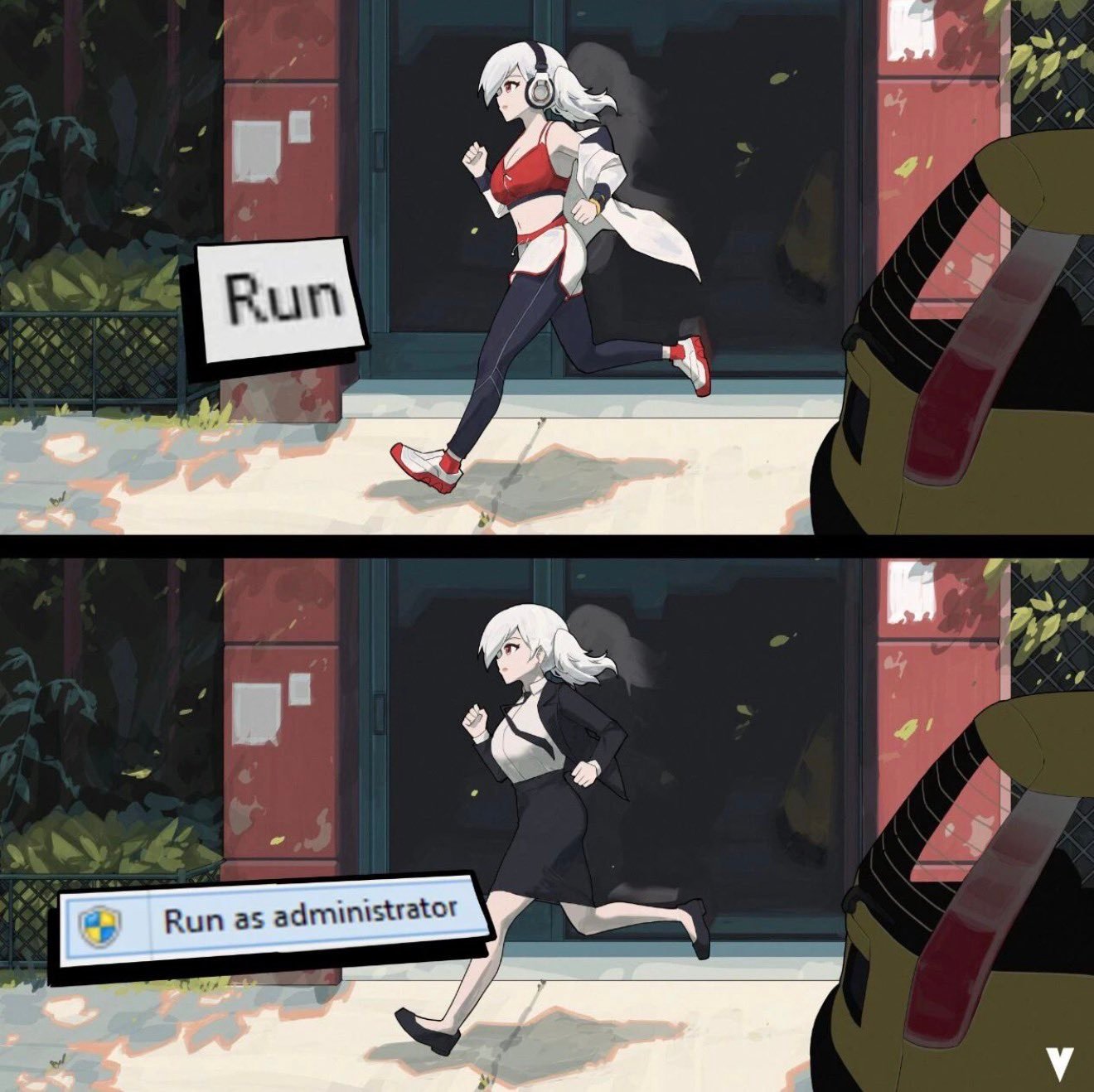 Run like a Hongkong journalist