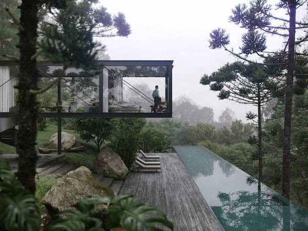 住过一次，早上是最美的，晚上吓人，拉上窗帘都一样